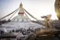 Auf unserer Studienreise nach Nepal sehen wir viele kulturelle Highlights wie den Bodhnath-Stupa.