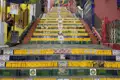 An kräftigen Farben fehlt es nicht auf unserer Studienreise durch Brasilien - wie an der Selarón-Treppe in Rio de Janeiro. Der Künstler Selarón hat daraus mit bunten Fliesen ein Kunstwerk gestaltet.