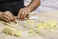 Zubereitung von frischer Orecchiette