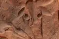 Detail einer Felsgravur.