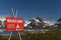 Eisberge und Berge