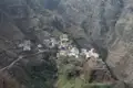 Terrassiertes Dorf in den Bergen