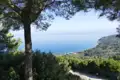 Aussicht auf das Meer und die Küste.