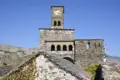 Burg in der historischen Altstadt von Gjirokastra, Albanien.
