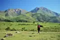 Wanderer in den Bergen