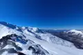 Verschneite Berglandschaft