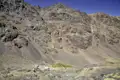 Gebirgslandschaft mit Gebäuden