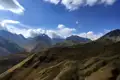 Berge und Wolken