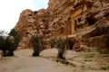 Felsengräber in der antiken Stadt Petra.