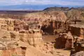 Sandsteinformationen und Schluchtenlandschaft