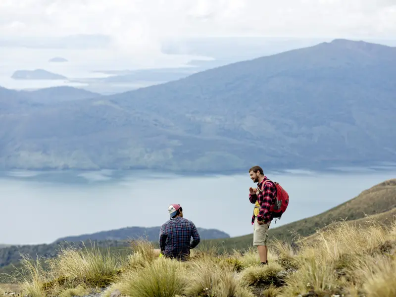 Auf unserer Wanderreise durch Neuseeland entdecken wir die schönsten Nationalparks, wie das Tongariro-Gebiet auf der Nordinsel.
