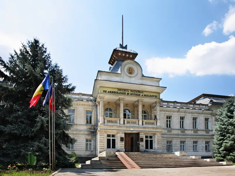 Auf unserer Studienreise durch die Republik Moldau lernen wir intensiv die Geschichte und Kultur des Landes kennen, z.B. im Nationalmuseum in der Hauptstadt Chisinau.