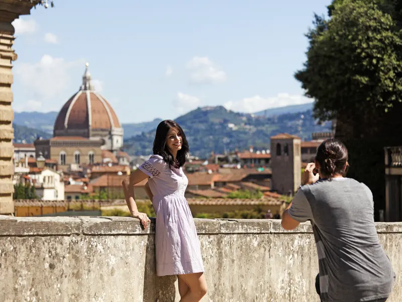 Wir freuen uns auf unserer Reise durch die Toskana, genug Zeit für die Schönheiten von Florenz zu haben: Zweimal sind wir in der Stadt der Kunst und Architektur und besuchen die Uffizien, den Dom, die Piazza della Signoria, die Ponte Vecchio und auch die Markthallen.