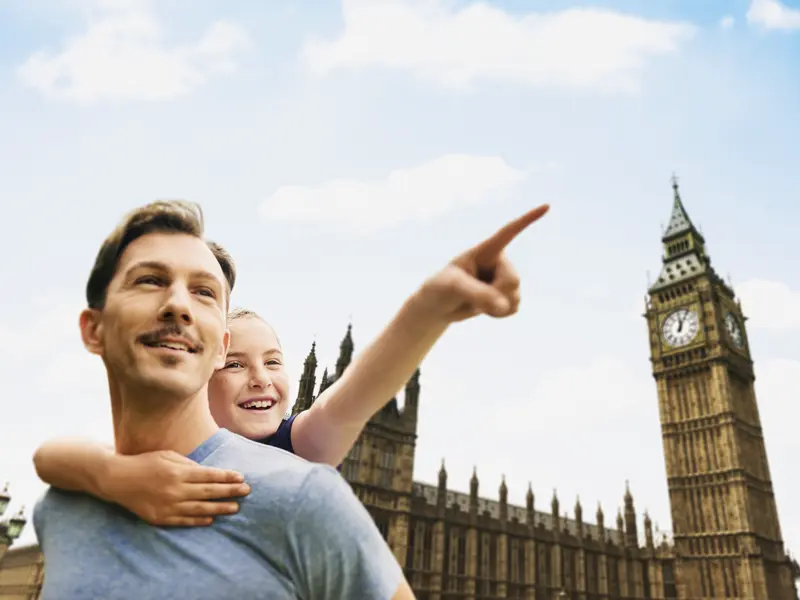 Auf unserer Stadtrundfahrt bei der Familienstudienreise nach London sehen wir natürlich auch den Big Ben