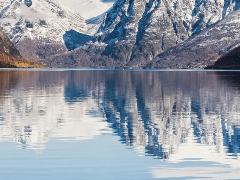Der Aurlandsfjord in Norwegen