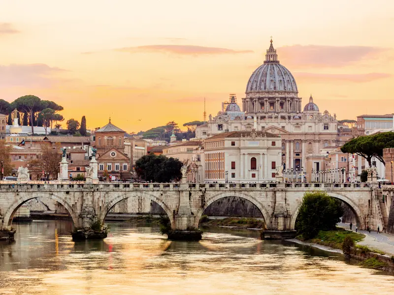 Ein Besuch des Petersdoms gehört auf unserer Städtereise nach Rom natürlich zum Programm.
