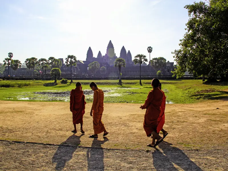 Auf unserer 18-tägigen klassischen Studienreise durch das Land der Khmer darf die Tempelanlage von Angkor Wat als wichtigstes kulturelles Erbe Kambodschas nicht fehlen.