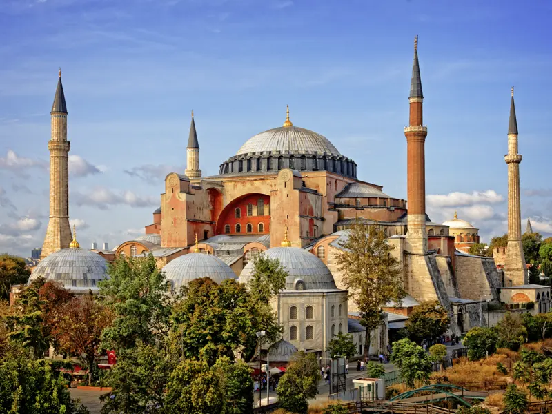 Das Wahrzeichen von Istanbul und eines der Highlights unserer Städtereise: die Hagia Sophia.