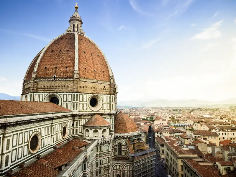 Der Dom von Florenz mit seiner berühmten Kuppel ist ein Muss auf Ihrer Städtereise.