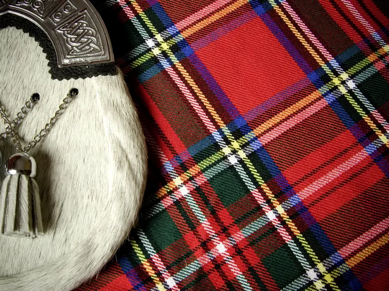 Zu Schottland gehört das traditionelle Schottenkaro - immer wieder auch auf unserer Rundreise zu entdecken.