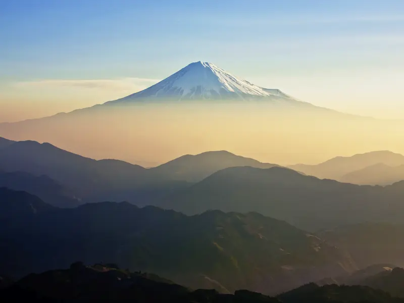 Mit etwas Glück sehen Sie auf dieser smart & small-Reise auch aus einiger Distanz den heiligen Berg Fuji-san.