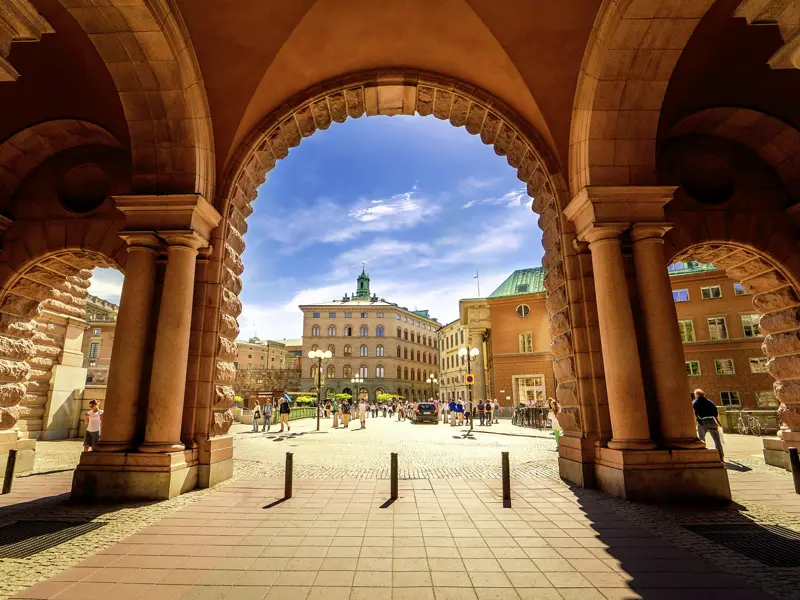 Auf Ihrer Studienreise nach Schweden lernen Sie in Stockholm natürlich auch die royale Seite der Hauptstadt kennen.