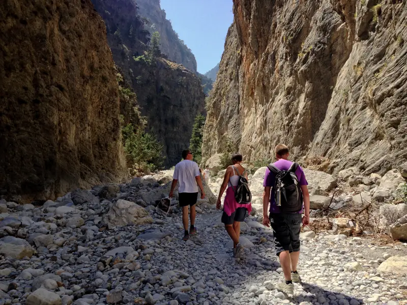 Ein Highlight unserer Wanderreise auf Kreta ist die Wanderung durch die Samariaschlucht.