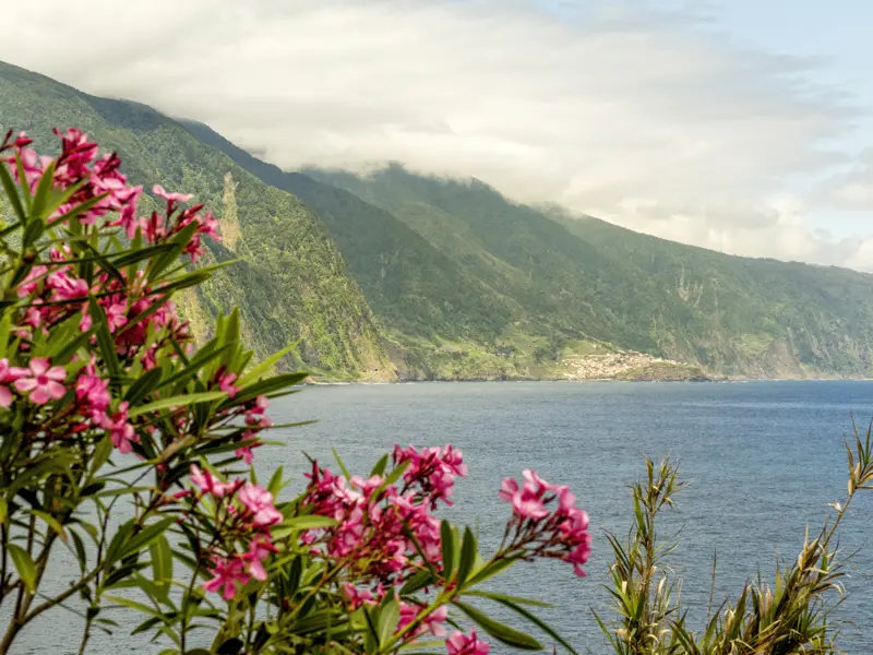 Auf unserer Studienreise mit Muße nach Madeira können Sie wunderbare Blicke über die Küste werfen und werden verstehen, warum die autonome Region Portugals als Blumeninsel gilt.