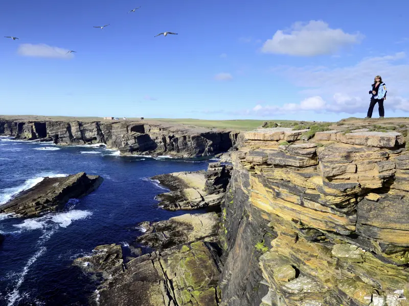 Auf unserer Schottlandreise mit Orkney und Shetland machen wir auch Station auf der Hauptinsel des Orkney-Archipels.