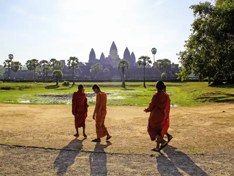 Auf unserer 14-tägigen Studienreise durch Vietnam und Kambodscha darf die Tempelanlage von Angkor Wat als wichtigstes kulturelles Erbe nicht fehlen.