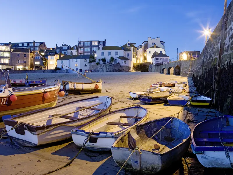 Auf unserer Rundreise durch Cornwall besuchen wir den charmanten Fischerort St Ives, bekannt aus den Rosamunde-Pilcher-Filmen.