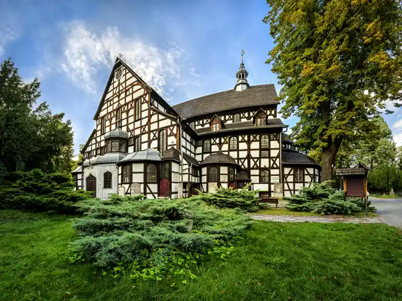 Auf unserer neuntägigen smart&small-Reise durch den Süden Polens besuchen wir auch die Friedenskirche in Swidnica (Schweidnitz).