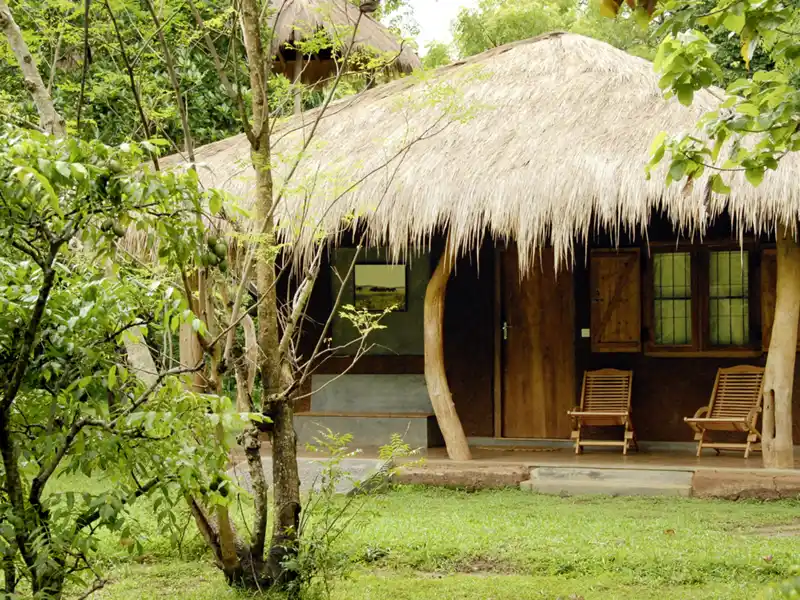 Die letzten Nächte unserer Rundreise wohnen wir in der naturnahen Lodge The Other Corner in Habarana auf Sri Lanka.