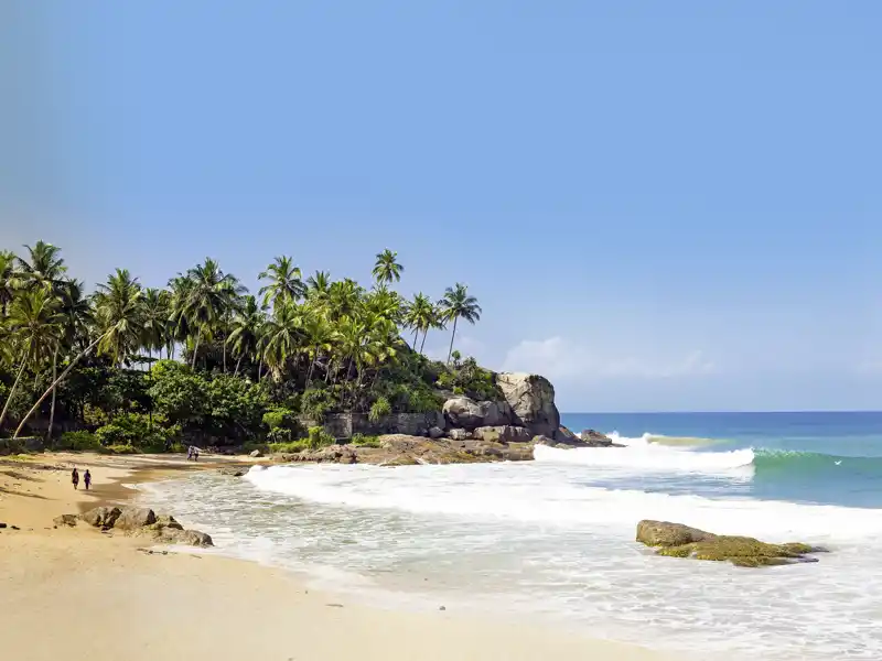 Auf unserer Rundreise durch Sri Lanka bleibt natürlich auch Zeit für den Strand und das Meer.