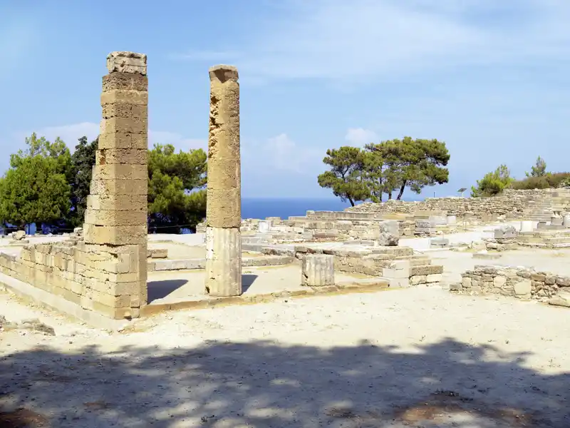 Eine unserer Stationen auf unserer Singlereise nach Rhodos ist Kamiros.