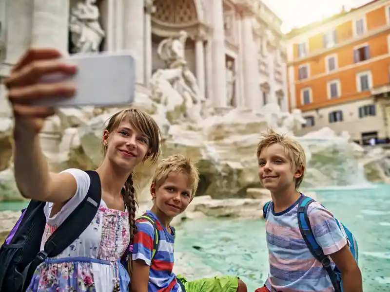 Ein Highlight, das wir auf unserer family-Reise nach Rom unbedingt sehen wollen: den Trevibrunnen!