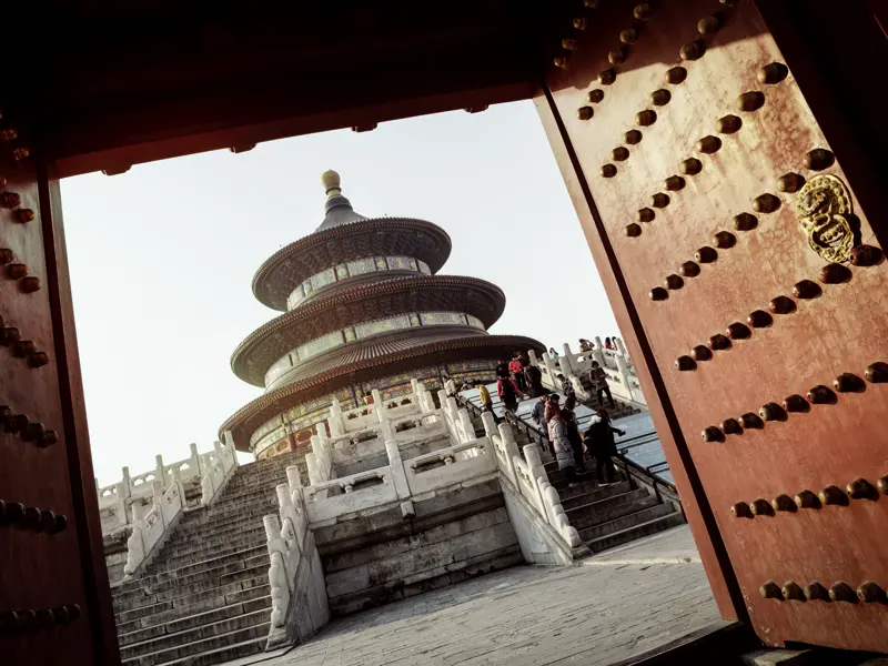 Bei unserer Studienreise durch China besteht auch die Gelegenheit, die Architektur der chinesischen Tempel kennenzulernen.