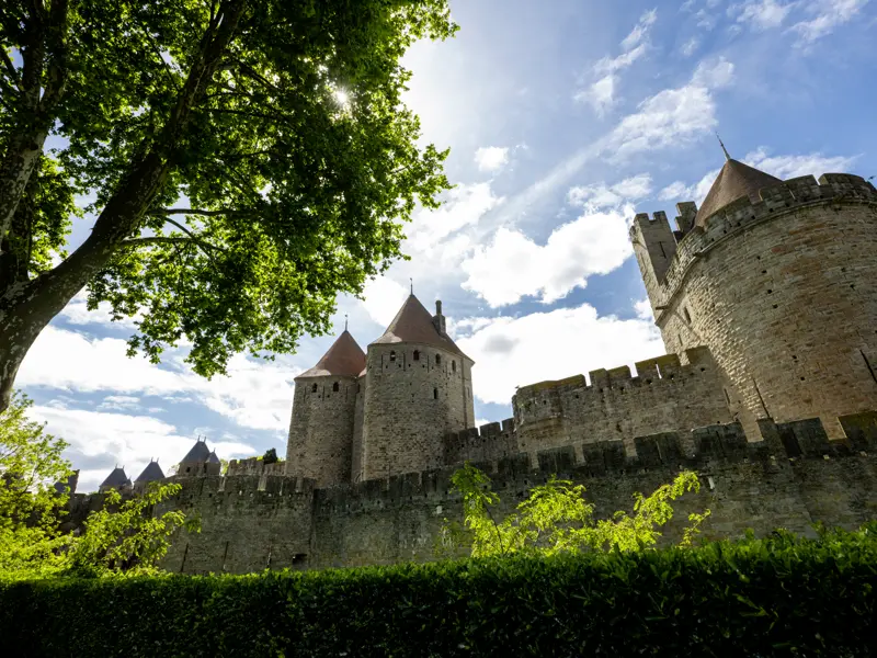 Eine Station unserer zehntägigen Studienreise nach Südfrankreich: die mittelalterliche Festungsstadt Carcassonne.