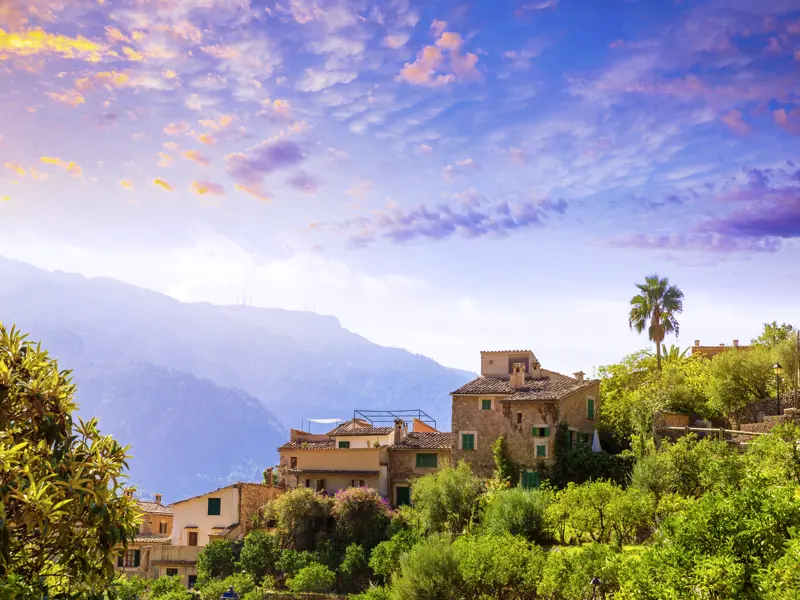 Mit mediterranen Düften in der Nase wandern wir auf dieser achttägigen Studienreise auf Mallorca durch Orangen- und Zitronenhaine ins bildhübsche Dorf Fornalutx.