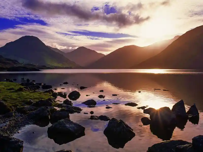 Auf unserer Rundreise durch Nordengland besuchen wir den Lake District und machen auf einem der Seen eine Dampferfahrt.