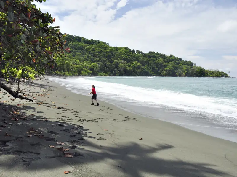 Person am Strand