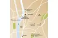 Der Stadtplan von Kairo mit den wichtigsten Punkten der CityLights-Städtereise: Hotel Semiramis InterContinental, Altes Ägyptisches Museum, Zitadelle, Basar und Ibn-Tulun-Moschee.