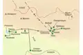 Die Karte zeigt den Verlauf unserer Studienreise Nepal - am Thron der Götter: Kathmandu, Chitwan-Nationalpark, Pokhara, Begnassee, Naudanda, Bandipur, Patan, Bodnath, Bhaktapur, Nagarkot, Panauti