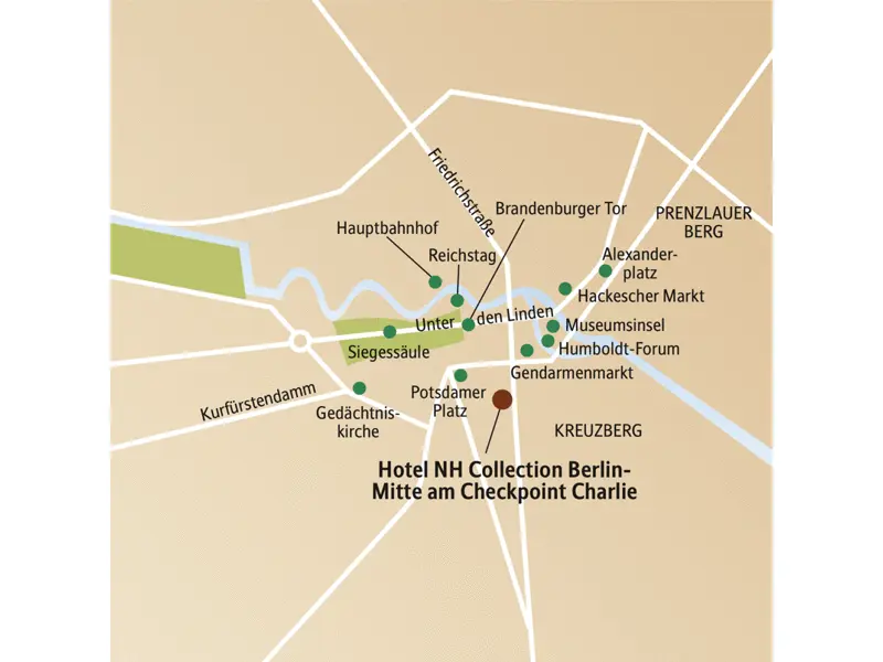 Auf dieser Silvesterreise für Singles und Alleinreisende nach Berlin können Sie viele Facetten der Hauptstadt entdecken, wie den Gendarmenmarkt, die Museumsinsel, das Schloss Charlottenburg oder das Humboldt Forum.