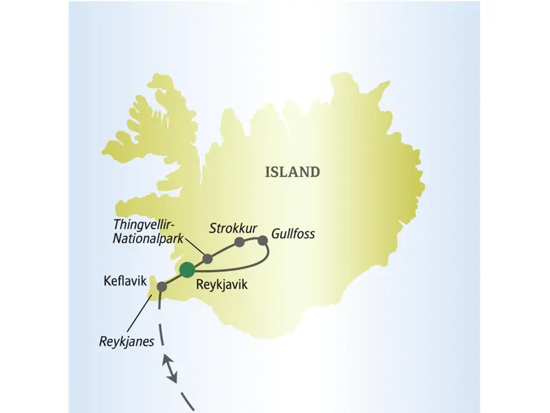 Auf unserer Silvester-Singlereise sehen wir nicht nur Reykjavik, sondern auch den Thingvellir-Nationalpark.