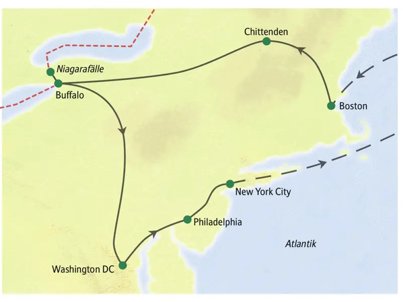 Die großen Metropolen der Ostküste der USA auf einer 14-tägigen Rundreise! Erleben Sie New York, Boston, Washington und noch viel mehr!