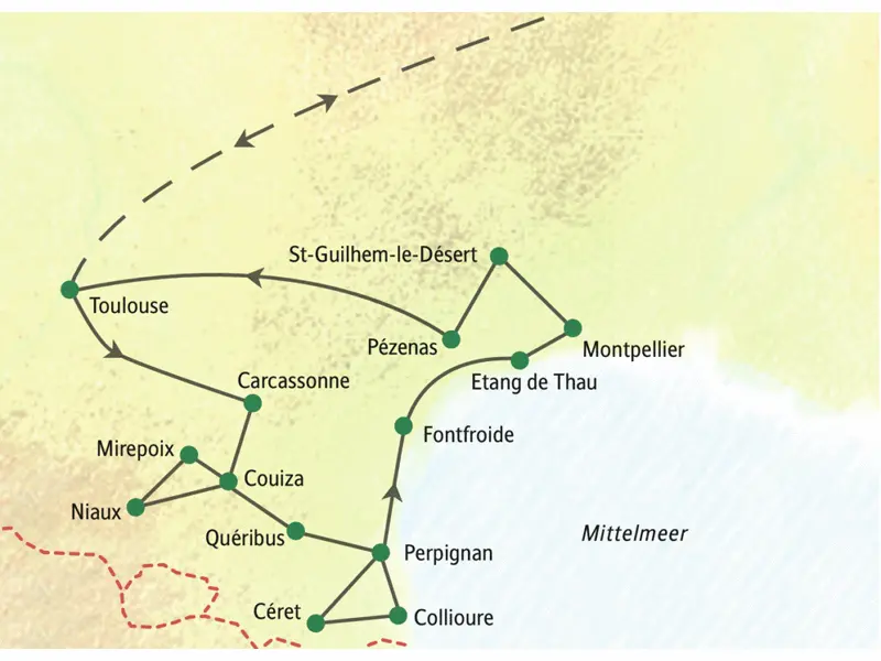 Unsere zehntägige Studienreise Languedoc-Roussillon nach Okzitanien macht Sie zwischen Toulouse und Montpellier mit dem Flair des französischen Südens vertraut.