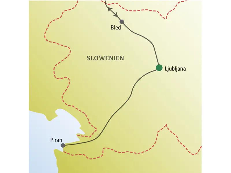 Auf unserer Silvesterreise für Singles und Alleinreisende nach Ljubljana! erkunden wir nicht nur die Hauptstadt Sloweniens, sondern auch die eindrucksvolle Region und lernen Bled, Postojna und Piran kennen.