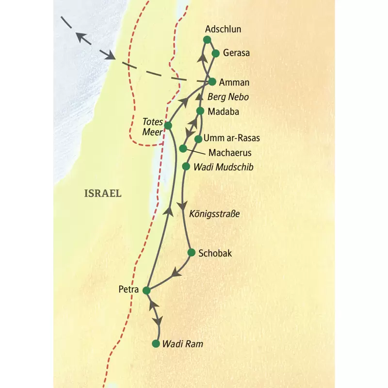 Jordanien Berge Und Wusten 3861 Studiosus Reisen